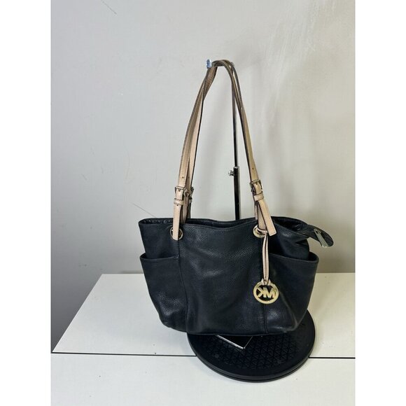 Michael Kors Handbags - Michael Kors - Side Pocket Tote Bag Model No. 35T2GTTT8L Black